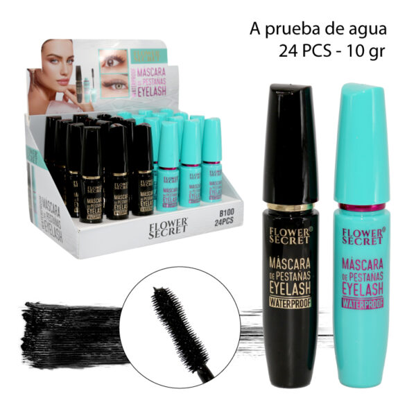 MÁSCARA DE PESTAÑAS A PRUEBA DE AGUA - NEGRO 10 GR