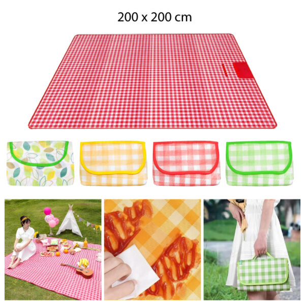 MANTA IMPERMEABLE PARA PICNIC - 200 X 200 CM