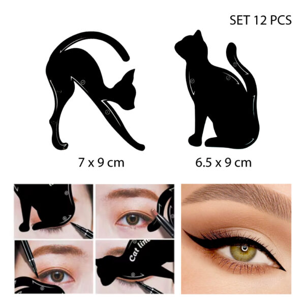PLANTILLA DE GATO PARA DELINEAR OJOS
