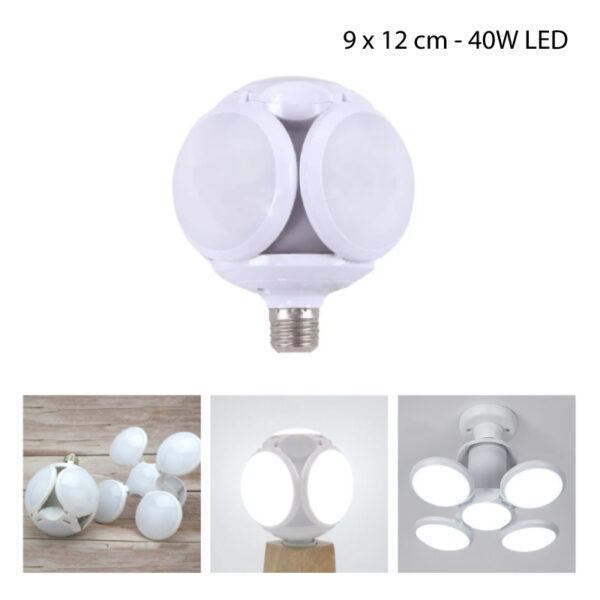 LAMPARA LED PLEGABLE REDONDA
