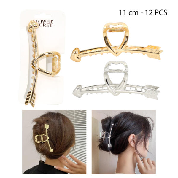 PINZA METÁLICA PARA EL CABELLO DISEÑO DE CUPIDO