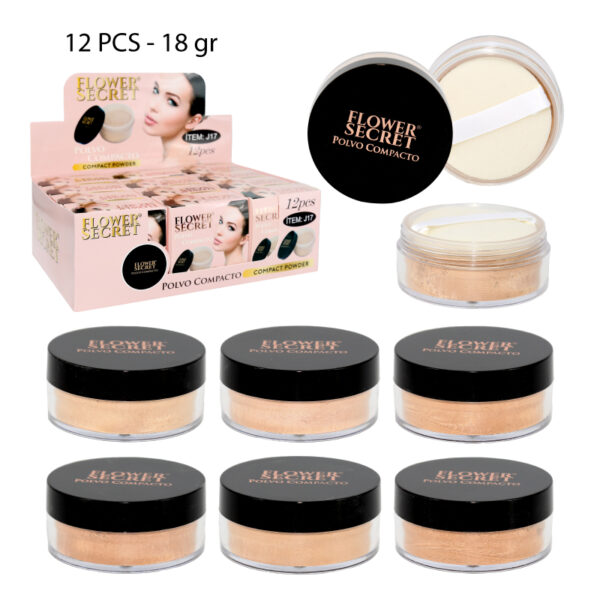 POLVO FACIAL COMPACTO 18 GR - 12PCS
