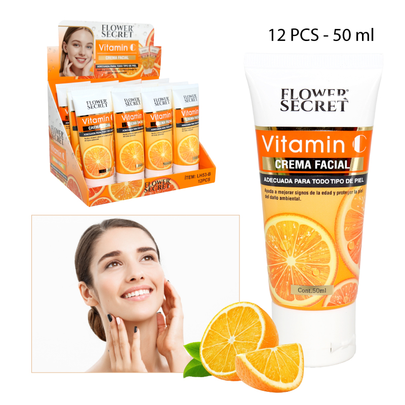 CREMA FACIAL CON VITAMINA C - 50 ML