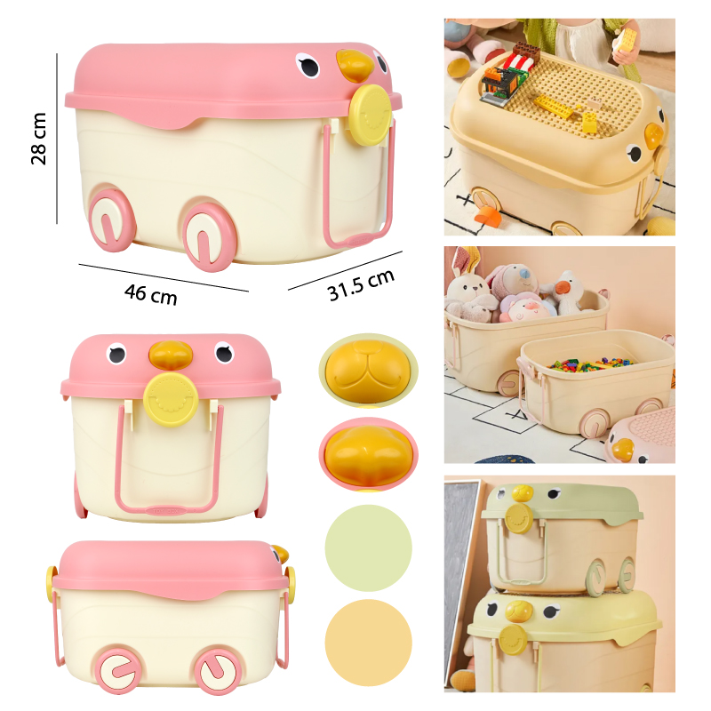 CAJA PARA JUGUETES CON RUEDAS PEQUEÑA