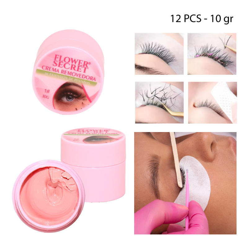 CREMA REMOVEDORA DE EXTENSIÓN DE PESTAÑAS - 10 GR