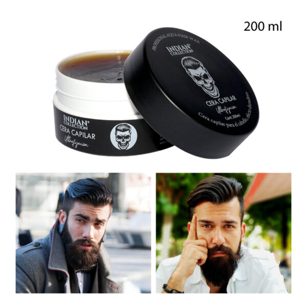 CERA CAPILAR EFECTO DURADERO NEGRO - 200 ML