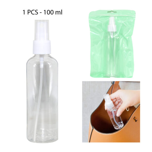 BOTELLA DE PLÁSTICO SPRAY RECARGABLE - 100 ML