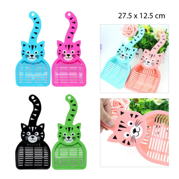 PALA SANITARIA CON DISEÑO GATO