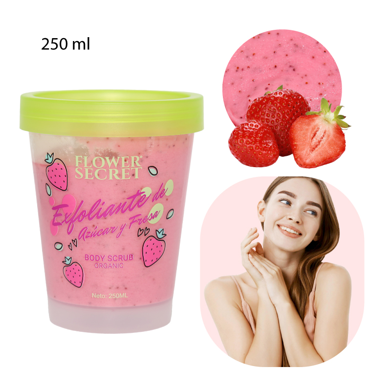EXFOLIANTE CORPORAL AROMA A FRESAS - 250 ML