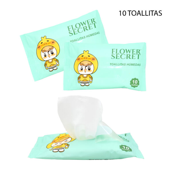 TOALLITAS HUMEDAS 10 FLOWER SECRET