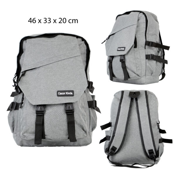 MOCHILA MINIMALISTA GRIS