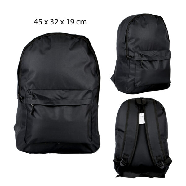 MOCHILA MINIMALISTA NEGRA