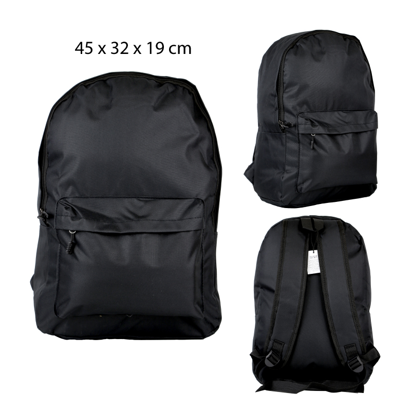 MOCHILA MINIMALISTA NEGRA