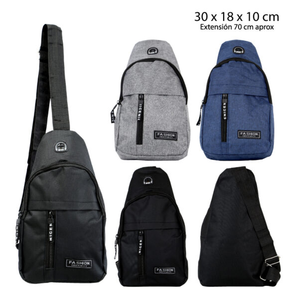 BOLSO CRUZADO ESTILO OXFORD
