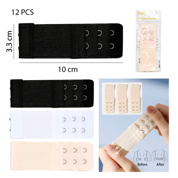 BROCHES ELÁSTICOS PARA BRASIER DE 2 HILERAS