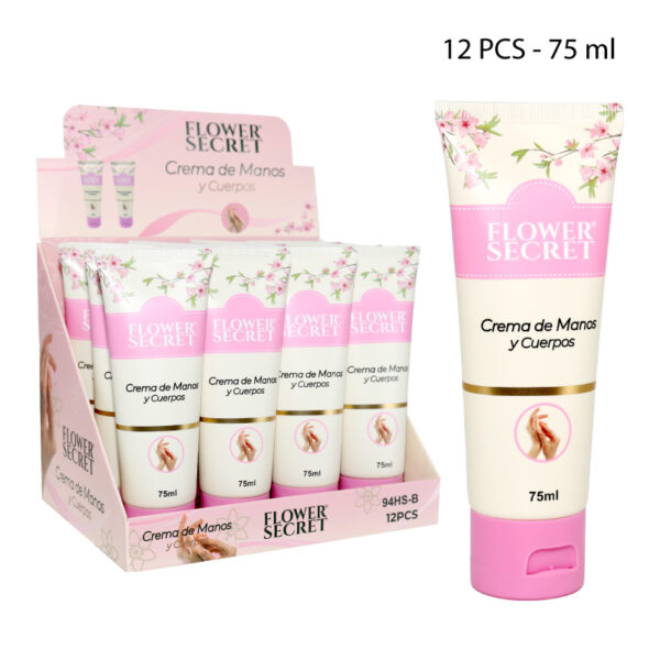 CREMA HIDRATANTE DE MANOS Y CUERPO DE SAKURA - 75 ML