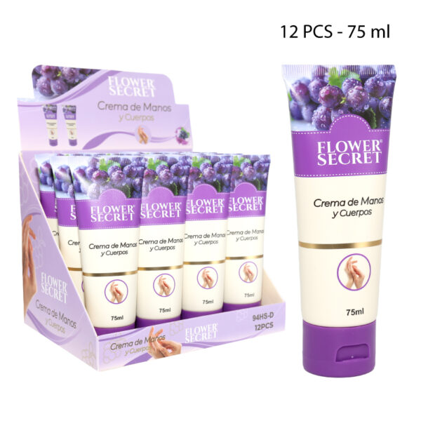 CREMA HIDRATANTE DE MANOS Y CUERPO DE ARÁNDANOS - 75 ML