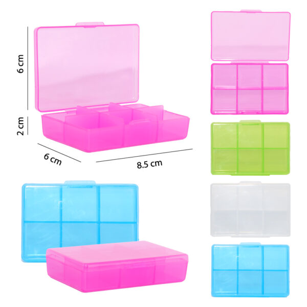 CAJA PEQUEÑA DE 6 COMPARTIMIENTOS