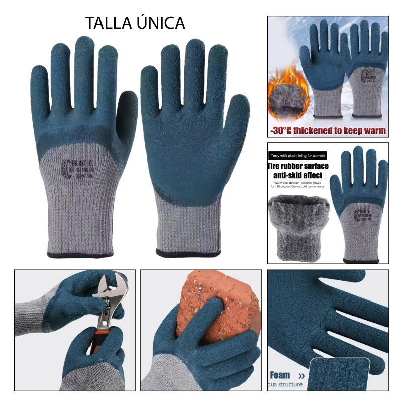 GUANTES DE CAUCHO TÉRMICOS MULTIUSO