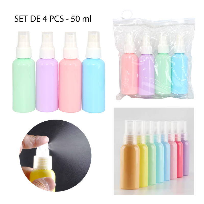 KIT DE BOTELLAS SPRAY DE COLORES