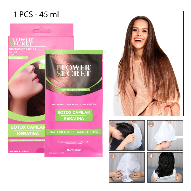 MASCARILLA BOTOX CAPILAR CON KERATINA - 45 ML