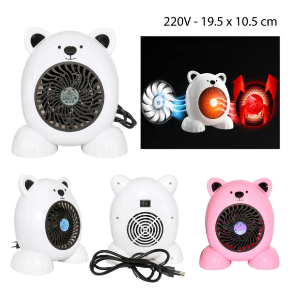 CALEFACTOR CON DISEÑO DE OSO