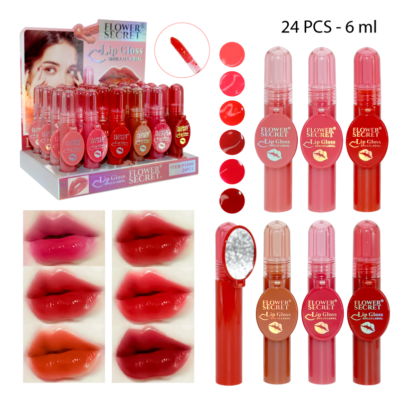 BRILLO LABIAL DE COLOR CON ESPEJO - 6 ML