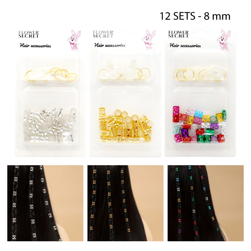 ACCESORIOS PARA EL CABELLO - 8 MM