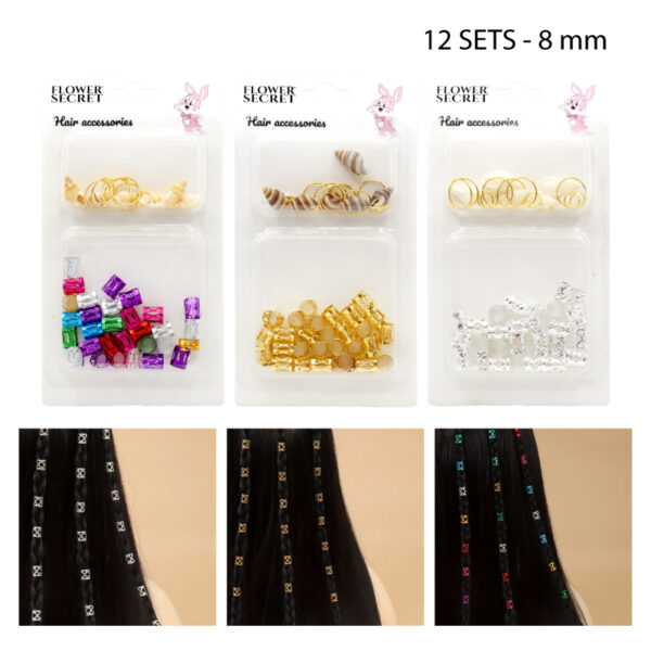 ACCESORIOS PARA EL CABELLO - 8 MM