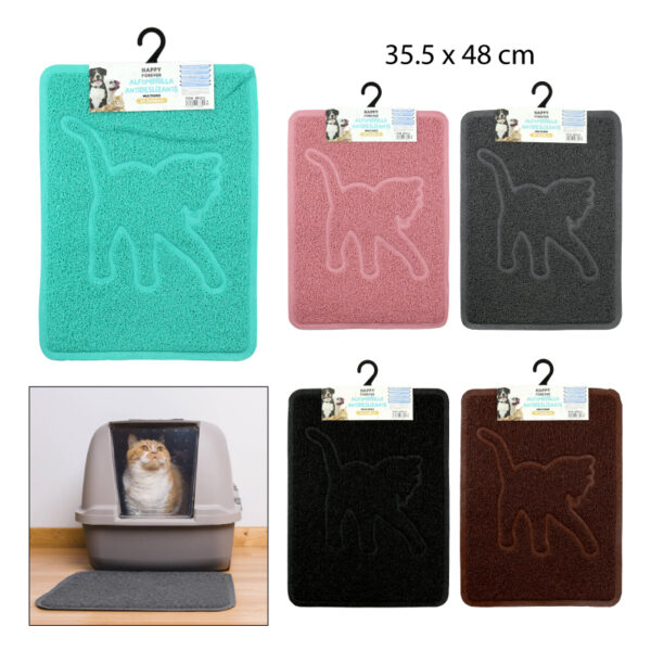ALFOMBRA PVC ANTIDESLIZANTE PARA MASCOTAS - 35.5 X 48 CM