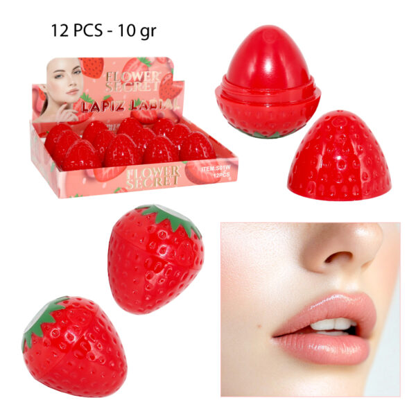 BALSAMO LABIAL DE FRUTILLA - 10 GR