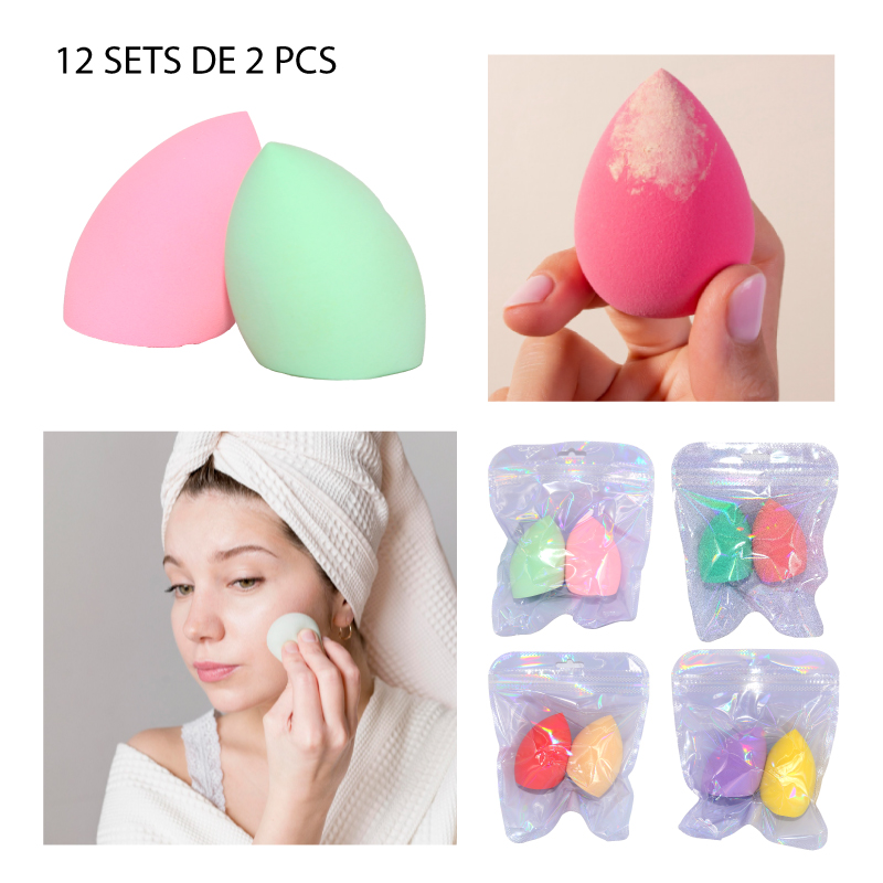 SET DE 2 ESPONJAS "BEAUTY BLENDER"