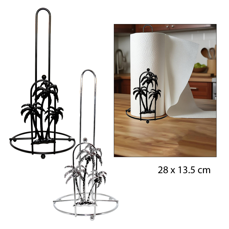 SOPORTE PARA PAPEL DE COCINA - DISEÑO PALMERAS