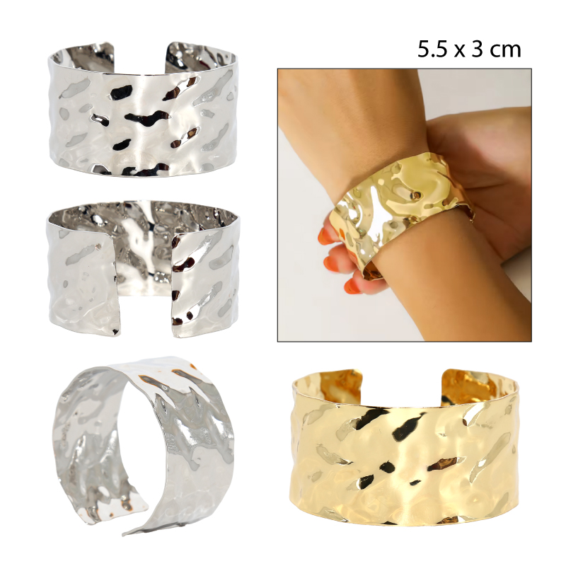 BRAZALETE ABIERTO METÁLICO