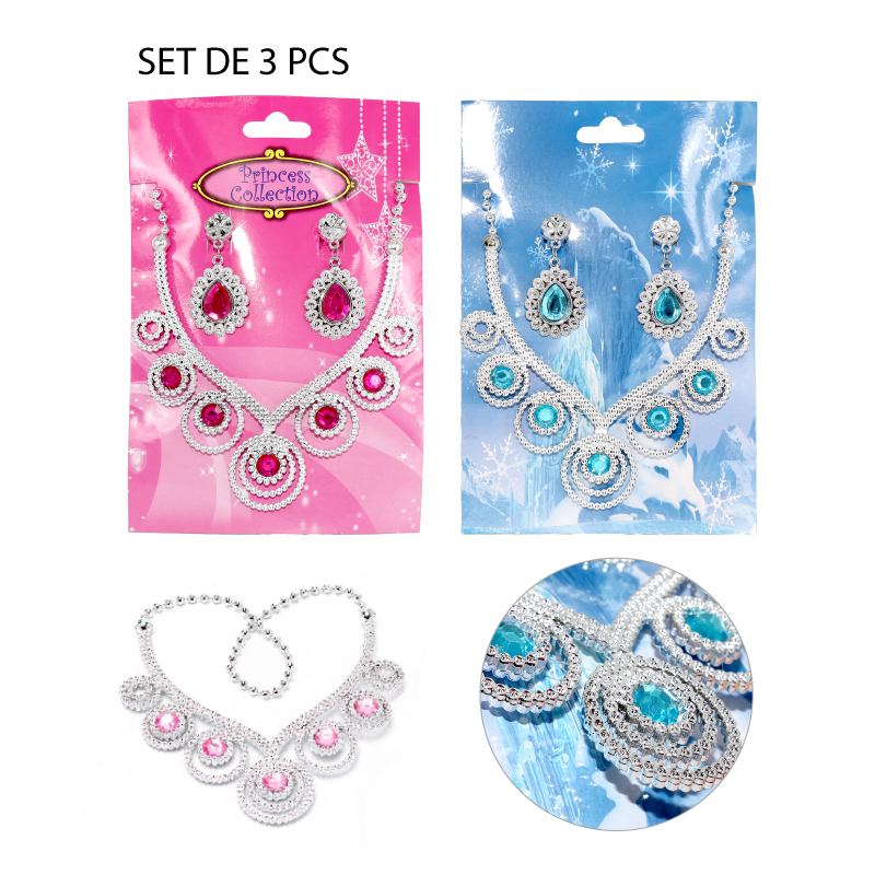 SET DE COLLAR + AROS DE PRINCESA