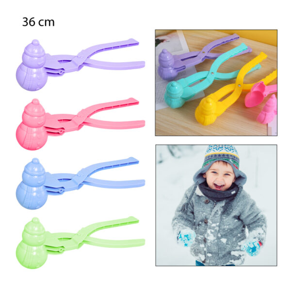PINZAS DE JUGUETE PARA NIEVE / ARENA - MUÑECO DE NIEVE