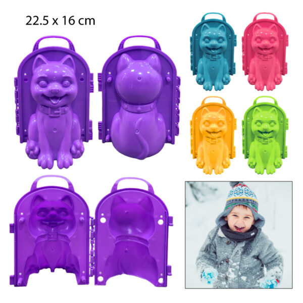 MOLDE PARA HACER FIGURAS DE NIEVE / ARENA - PERRO