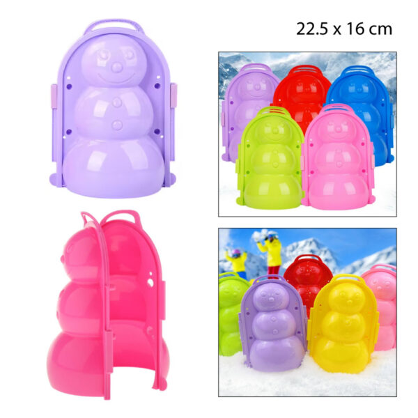 MOLDE PARA HACER FIGURAS DE NIEVE / ARENA - MUÑECO DE NIEVE