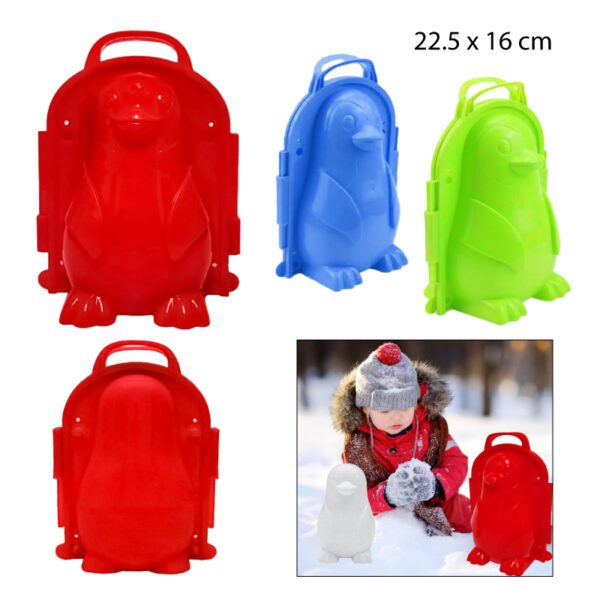 MOLDE PARA HACER FIGURAS DE NIEVE / ARENA - PINGÜINO