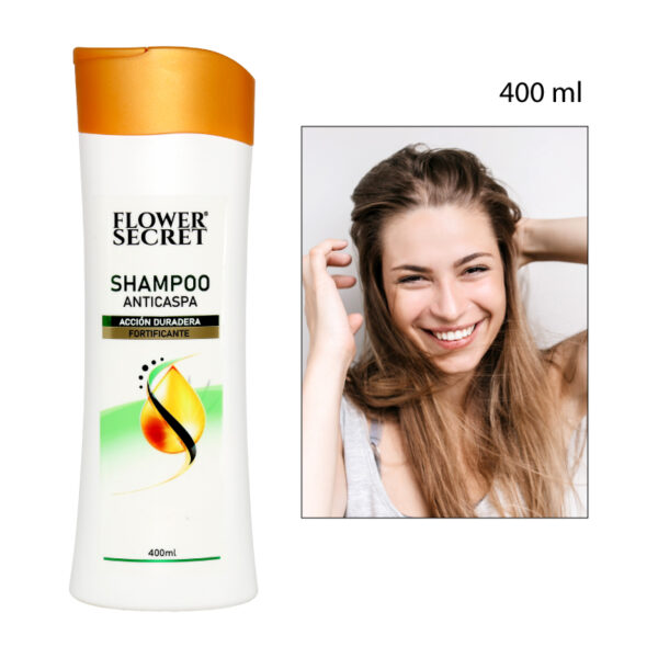 SHAMPOO ANTICASPA Y FORTIFICANTE - 400 ML