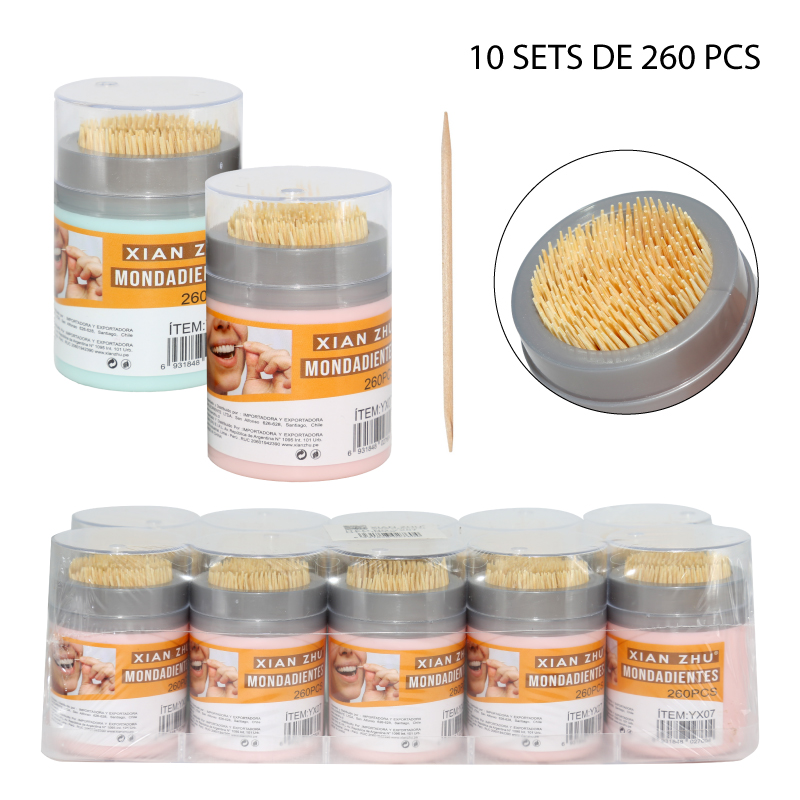 MONDADIENTES 1.8 MM - 260 PCS