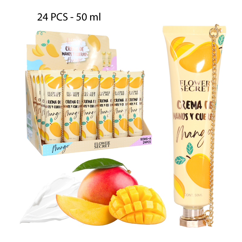 CREMA DE MANOS Y CUERPO DE MANGO - 50 ML