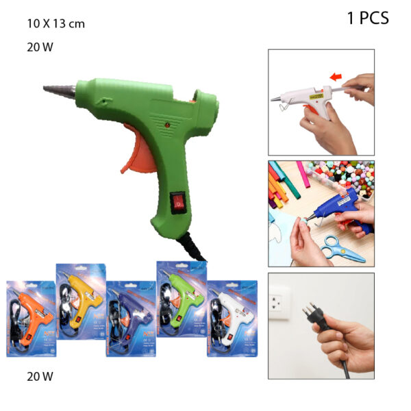 PISTOLA DE SILICONA ELÉCTRICA 20W - PEQUEÑA