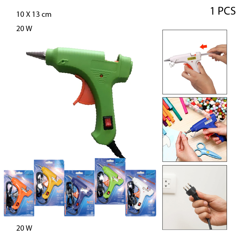 PISTOLA DE SILICONA ELÉCTRICA 20W - PEQUEÑA