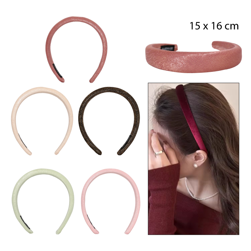 DIADEMAS BRILLANTES DE TELA