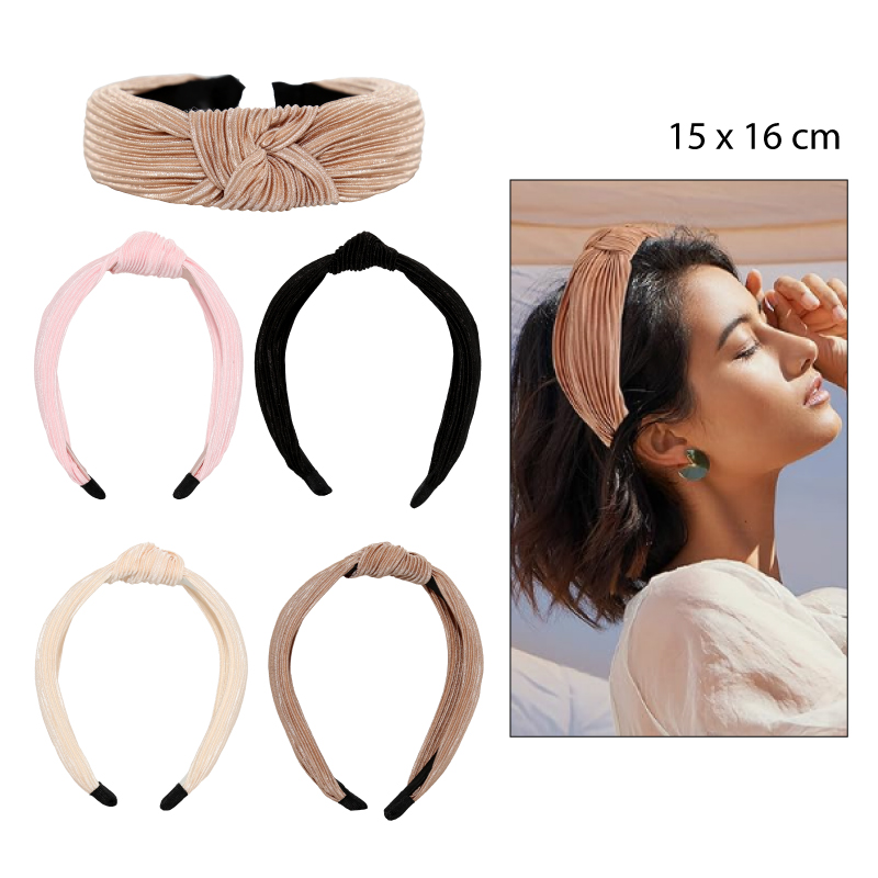 DIADEMAS DE SATIN CON NUDO