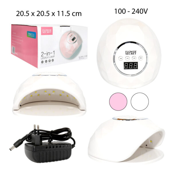 CABINA LED PARA UÑAS 110W