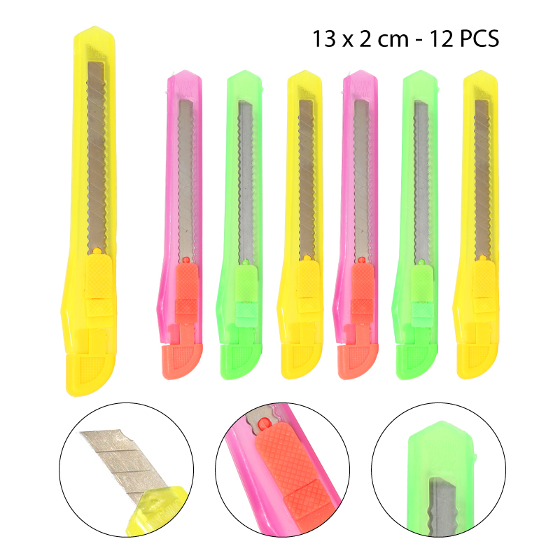 SET DE CUCHILLOS DE CORTE FLUORESCENTE - PEQUEÑO