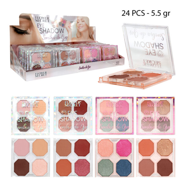 SOMBRA DE OJOS EYESHADOW 4 TONOS