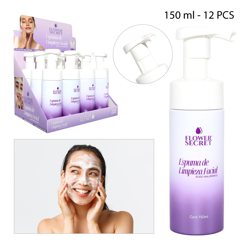 ESPUMA DE LIMPIEZA FACIAL CON ÁCIDO HIALURÓNICO - 150 ML